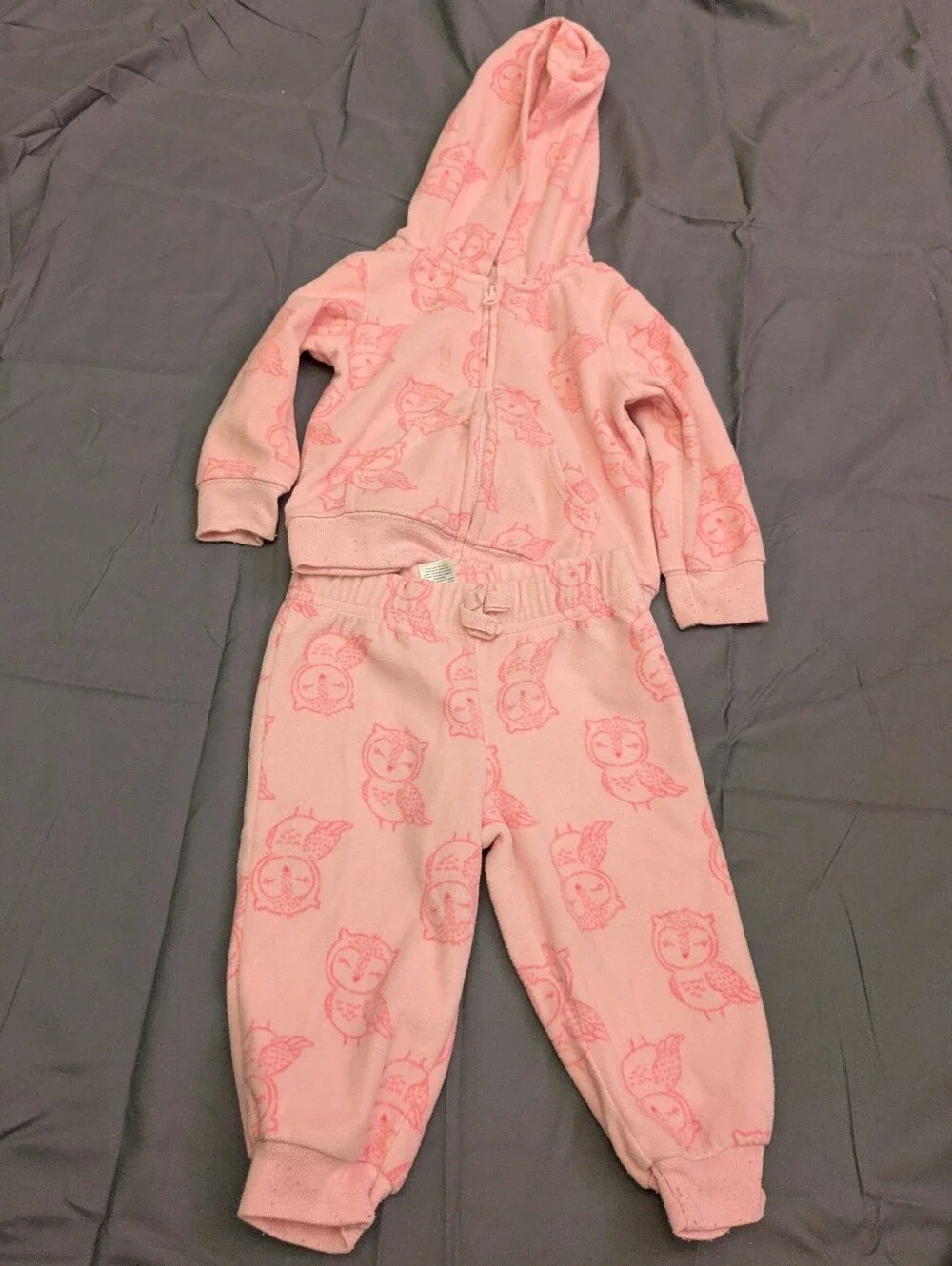 pink owl winter set